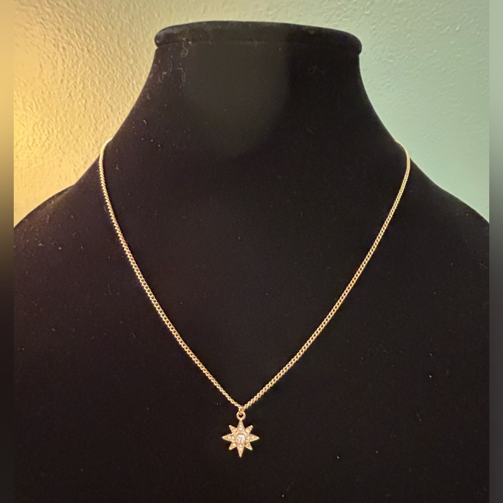 Ettika Gold Star and Moon Pendant Necklace Set